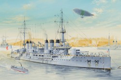 French Navy Pre-Dreadnought Battleship Voltaire
