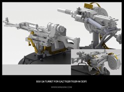 Turret for GaZ Tiger/Tiger-M (SOF) includes light machine gun Pecheneg, grenade launcher AGS-17