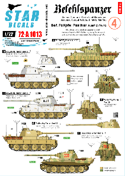  Befehlspanzer # 4. German Command, Control and Observation Tanks.