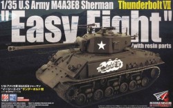 Sherman M4A3E8 Easy Eight "Thunderbolt VII" with resin