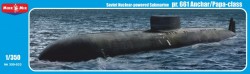 Pr. 661 Papa class. Soviet Nuclear-povered Submarine
