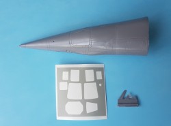 Mig-25 RBF nose conversion for the ICM and Revell kit