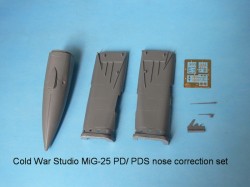 Mig-25 PD/ PDS nose correction set for Kitty Hawk